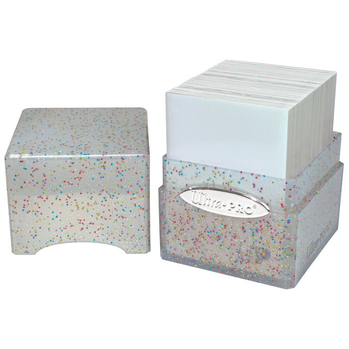 Ultra PRO: Satin Cube - Glitter Clear - for just $0! 