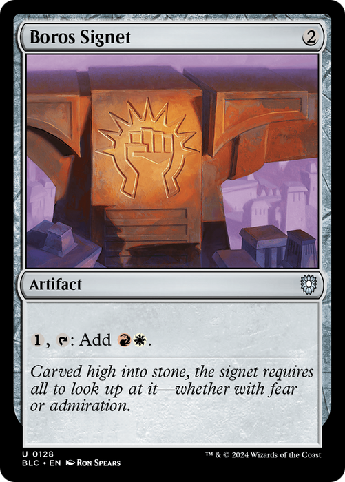 Boros Signet (BLC-128) - Bloomburrow Commander - for just $0.14! 