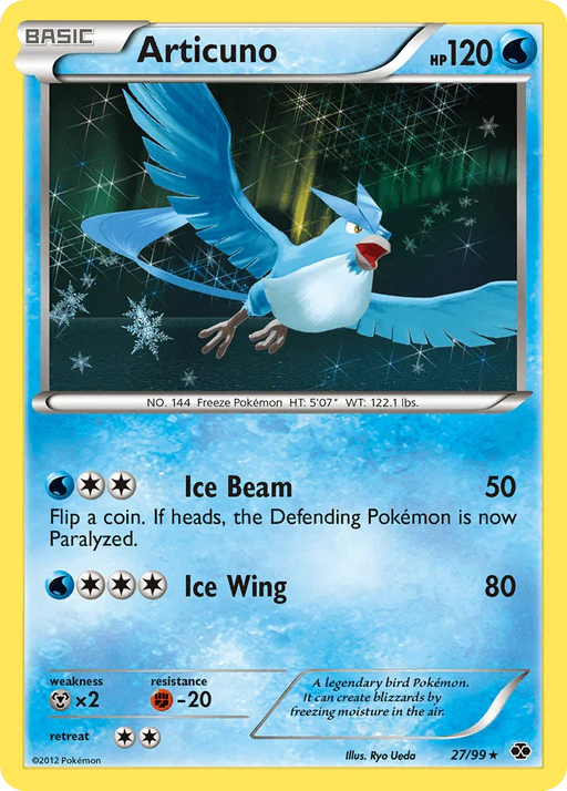 Articuno (27/99) [Black & White: Next Destinies] - for just $3.90! 
