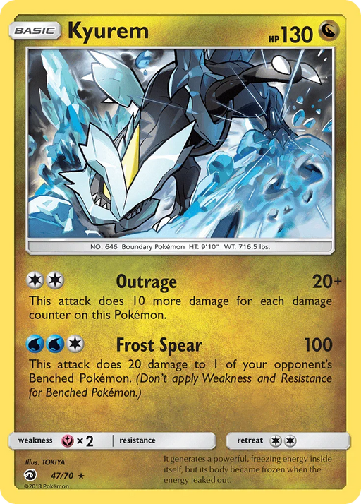 Kyurem (47/70) [Sun & Moon: Dragon Majesty] - for just $0.30! 