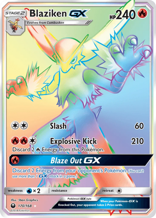 Blaziken GX (170/168) [Sun & Moon: Celestial Storm] - for just $29.30! 