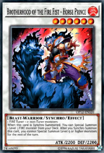 Brotherhood of the Fire Fist - Horse Prince [OP12-EN020] Common - for just $0.50! 