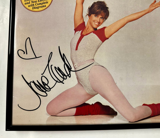 Actress Jane Fonda Autographed Signed & Framed Workout Record With JSA COA - for just $250! 
