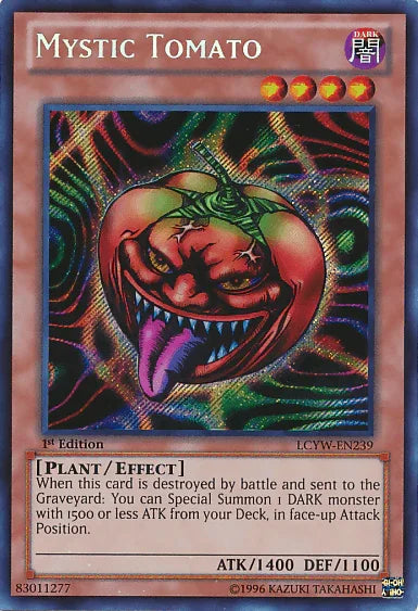 Mystic Tomato [LCYW-EN239] Secret Rare - for just $2.60! 