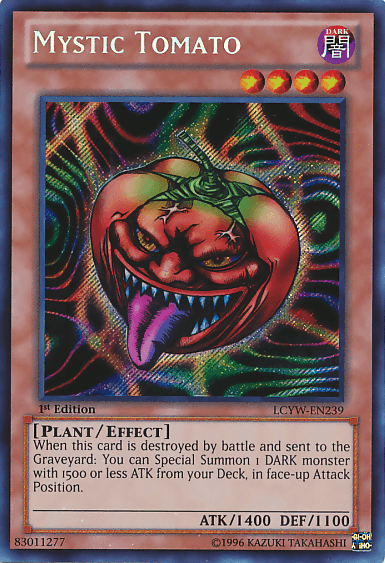 Mystic Tomato [LCYW-EN239] Secret Rare - for just $2.25! 