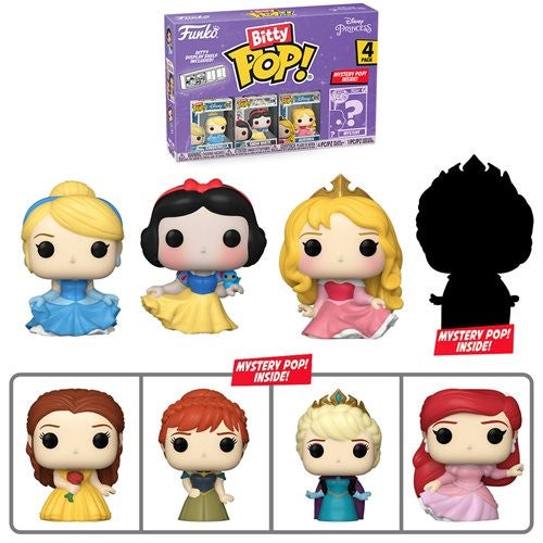 Funko Bitty Pop! Disney Princesses Mini-Figure 4-Pack - Select Set(s) - Premium  - Just $14.17! Shop now at Retro Gaming of Denver