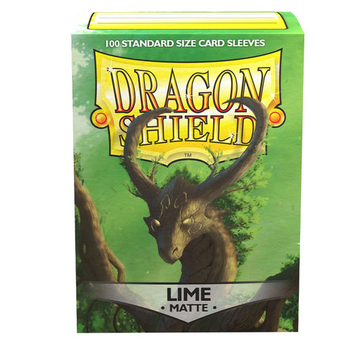 Dragon Shield: Standard 100ct Sleeves - Lime (Matte) - for just $0! 