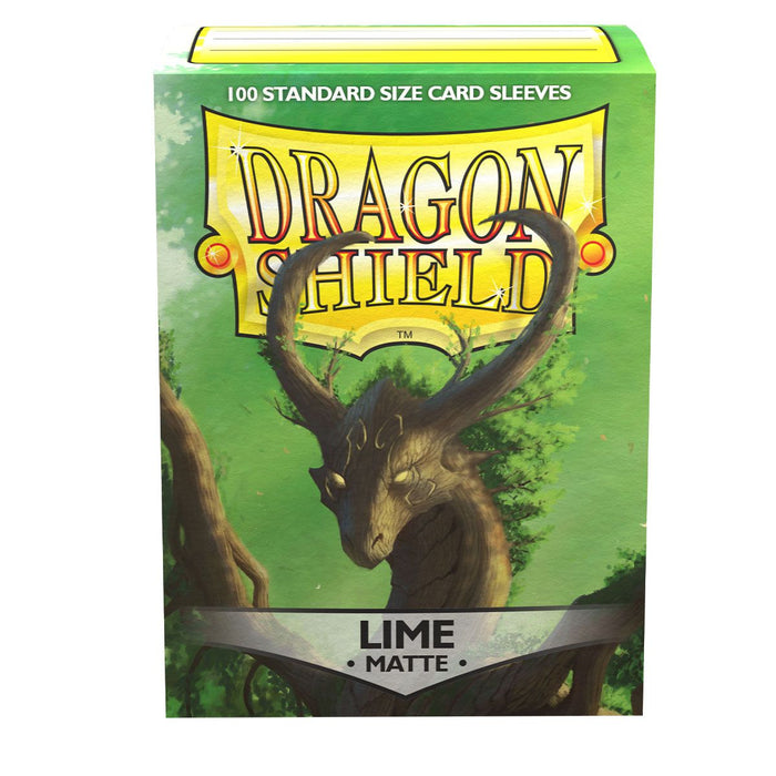 Dragon Shield: Standard 100ct Sleeves - Lime (Matte) - for just $0! 