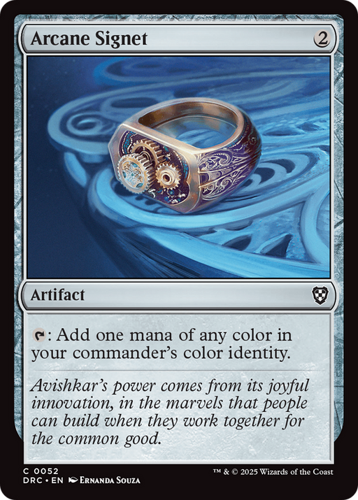 Arcane Signet (DRC-052) - Commander: Aetherdrift - for just $0.16! 