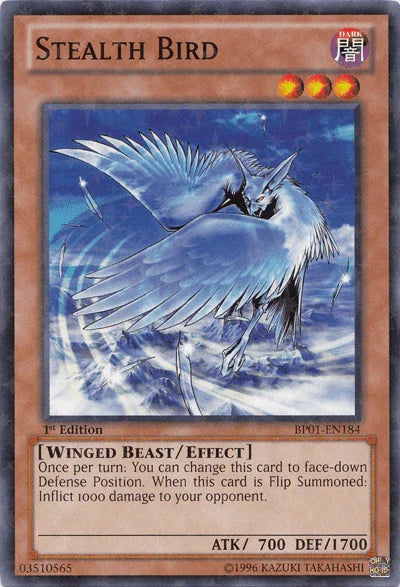 Stealth Bird [BP01-EN184] Starfoil Rare - for just $0.90! 