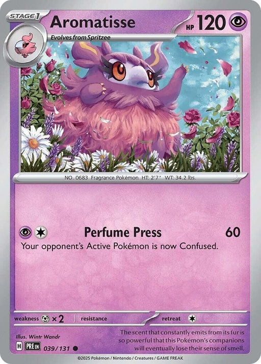 Aromatisse (039/131) [Scarlet & Violet: Prismatic Evolutions] - for just $0.10! 