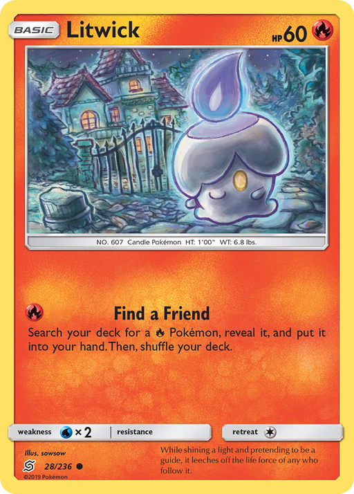 Litwick (28/236) [Sun & Moon: Unified Minds] - Just $0.05! Shop now at Retro Gaming of Denver