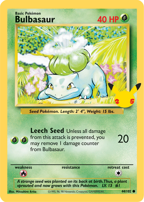 Bulbasaur (44/102) [First Partner Pack] - for just $2.30! 