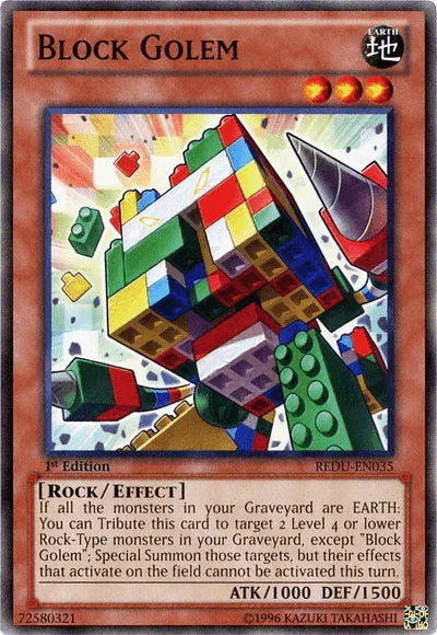 Block Golem [REDU-EN035] Common - for just $0.10! 