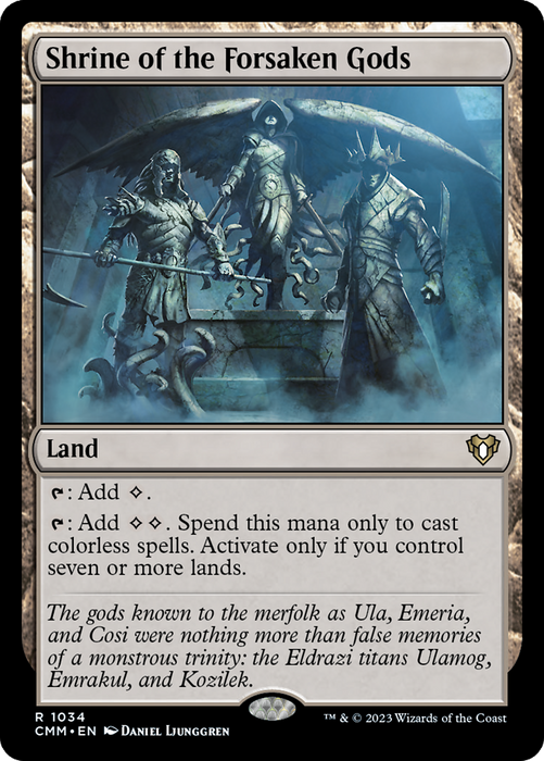 Shrine of the Forsaken Gods (CMM-1034) - Commander Masters - for just $0.08! 