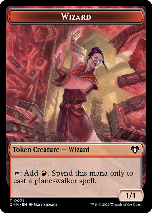 Narset of the Ancient Way Emblem // Wizard Double-Sided Token [Commander Masters Tokens] - for just $0.10! 