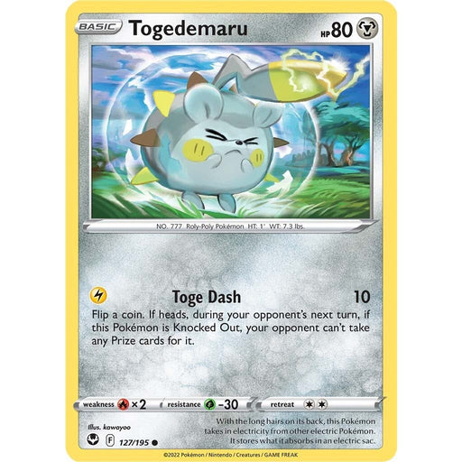 Togedemaru (127/195) [Sword & Shield: Silver Tempest] - Just $0.04! Shop now at Retro Gaming of Denver