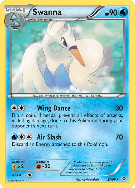 Swanna (27/98) [Black & White: Emerging Powers] - for just $0.30! 