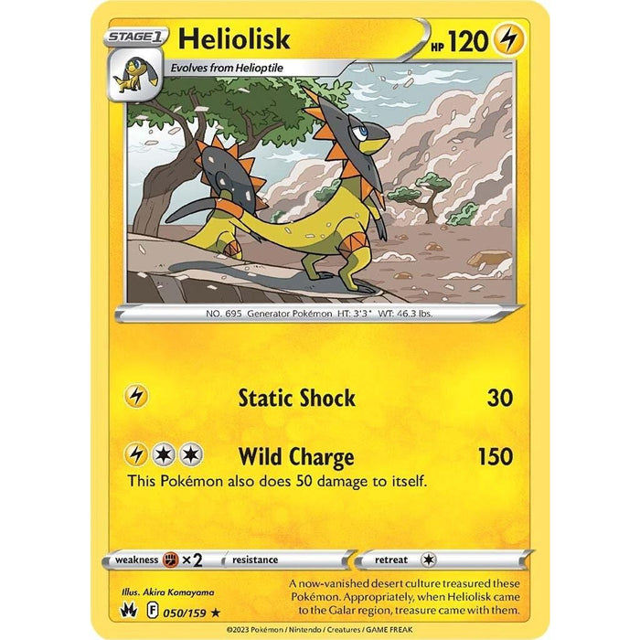 Heliolisk (050/159) [Sword & Shield: Crown Zenith] - Just $0.07! Shop now at Retro Gaming of Denver