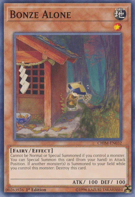 Bonze Alone [CHIM-EN032] Common - for just $0.10! 