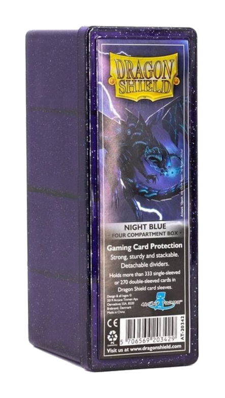 Dragon Shield: Four-Compartment Deck Box - Night Blue - Just $0! Shop now at Retro Gaming of Denver