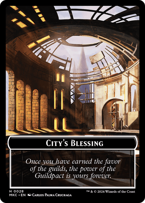 City's Blessing // Zombie Double-Sided Token [Murders at Karlov Manor Commander Tokens] - Just $0.10! Shop now at Retro Gaming of Denver