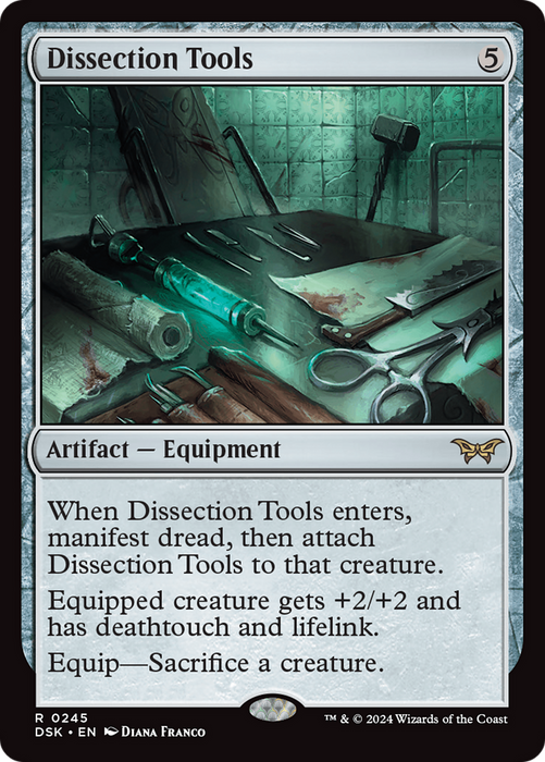 Dissection Tools (DSK-245) - Duskmourn: House of Horror Foil - for just $0.08! 