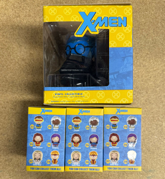 Funko Dorbz Marvel Beast & Blackbird, Cyclops, Storm Emma Frost Lot Of 4 - for just $20! 