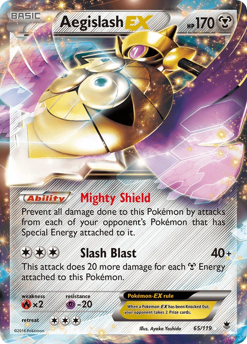 Aegislash EX (65/119) [XY: Phantom Forces] - for just $1.55! 