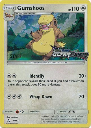 Gumshoos (SM97) (Staff Prerelease Promo) [Sun & Moon: Black Star Promos] - for just $30! 