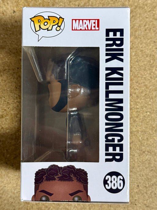 Funko Pop! Marvel Erik Killmonger #386 Black Panther 2018 Vaulted - for just $10! 