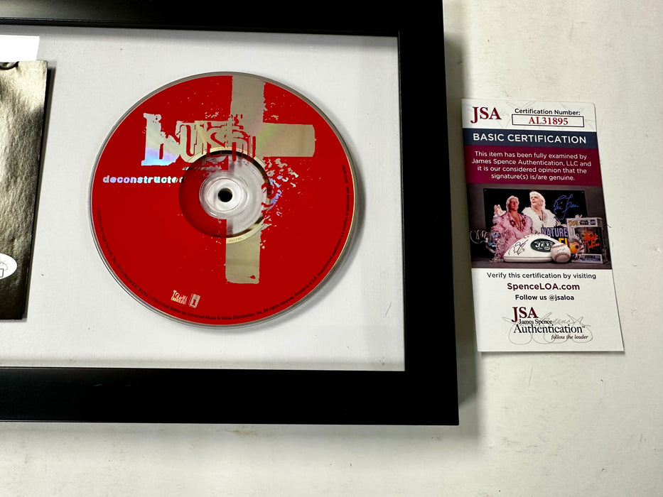 Gavin Rossdale Signed BUSH Deconstructed Framed CD Booklet With JSA COA - for just $140! 