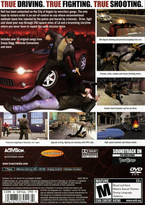True Crime: Streets of LA – PlayStation 2 (PS2) - for just $0! 