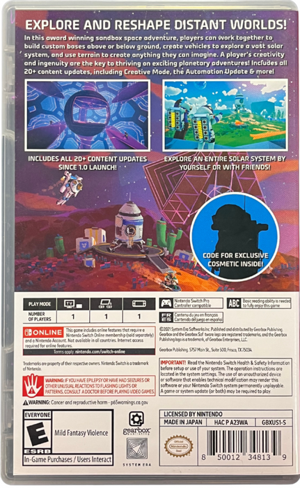 Astroneer – Nintendo Switch (NS) - for just $28.99! 