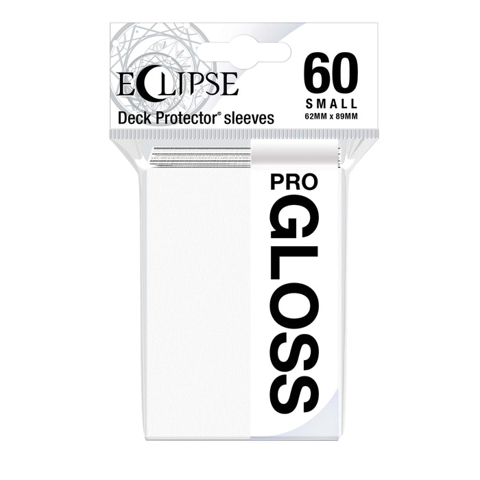 Ultra PRO: Small 60ct Sleeves - Eclipse Gloss (Arctic White) - Just $0! Shop now at Retro Gaming of Denver