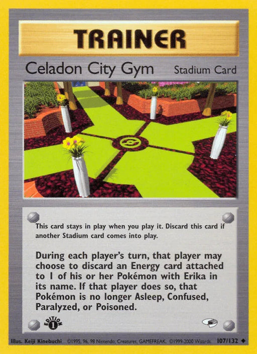 Celadon City Gym (107/132) [Gym Heroes 1st Edition] - for just $0.60! 