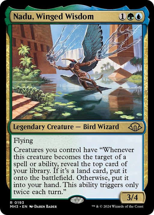 Nadu, Winged Wisdom [Modern Horizons 3] - Just $2.20! Shop now at Retro Gaming of Denver