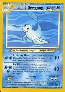 Light Dewgong (45/105) [Neo Destiny Unlimited] - for just $1.10! 