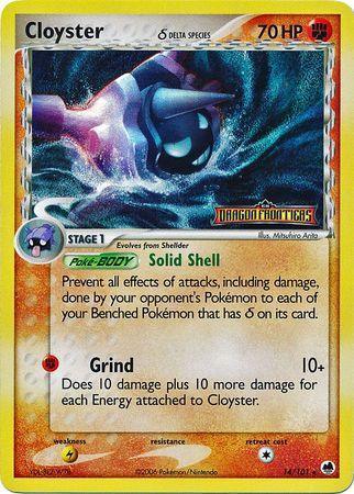 Cloyster (14/101) (Delta Species) (Stamped) [EX: Dragon Frontiers] - for just $9! 