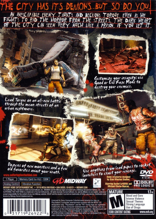 The Suffering: Ties That Bind – PlayStation 2 (PS2) - for just $49.99! 