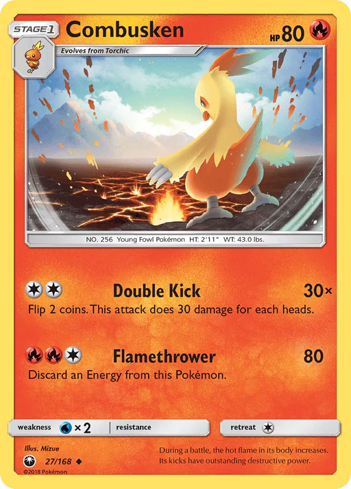 Combusken (27/168) [Sun & Moon: Celestial Storm] - for just $0.15! 