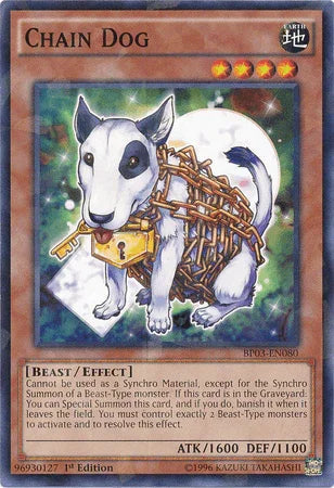 Chain Dog [BP03-EN080] Shatterfoil Rare - for just $0.25! 