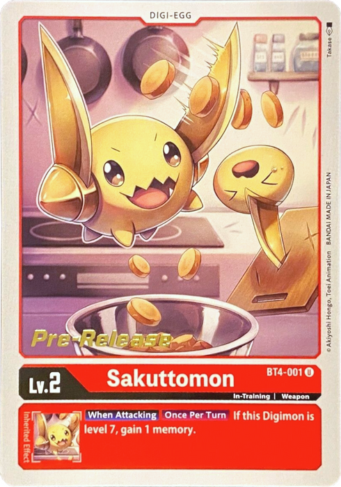 Sakuttomon [BT4-001] [Great Legend Pre-Release Promos] - Just $2.30! Shop now at Retro Gaming of Denver