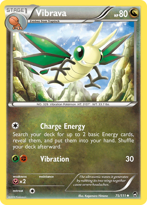 Vibrava (75/111) [XY: Furious Fists] - for just $0.15! 