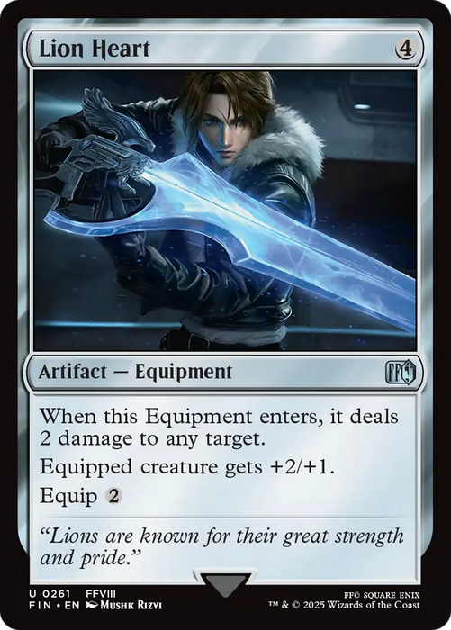 Lion Heart (FIN-261) - FINAL FANTASY Foil - for just $0.08! 