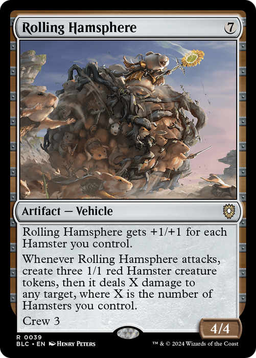Rolling Hamsphere (BLC-039) - Bloomburrow Commander - for just $0.09! 