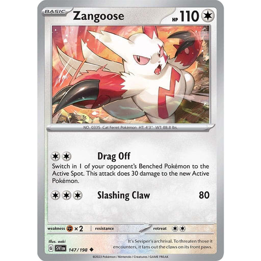 Zangoose (147/198) [Scarlet & Violet: Base Set] - Just $0.05! Shop now at Retro Gaming of Denver