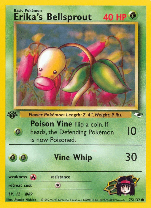 Erika's Bellsprout (75/132) [Gym Heroes 1st Edition] - for just $0.50! 