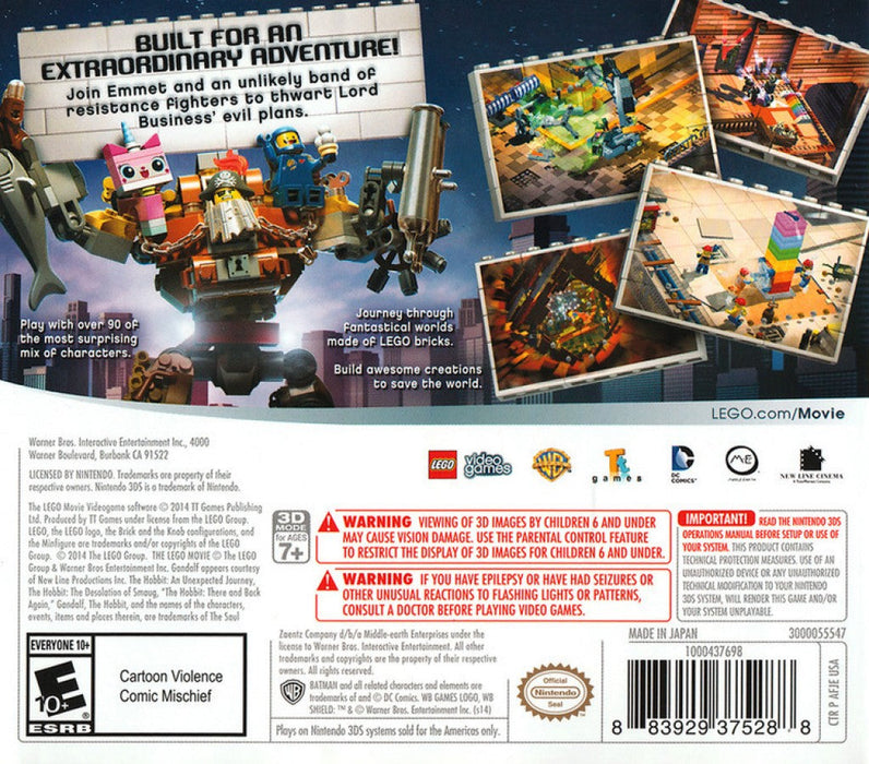 The LEGO Movie Videogame – Nintendo 3DS (3DS) - for just $0! 