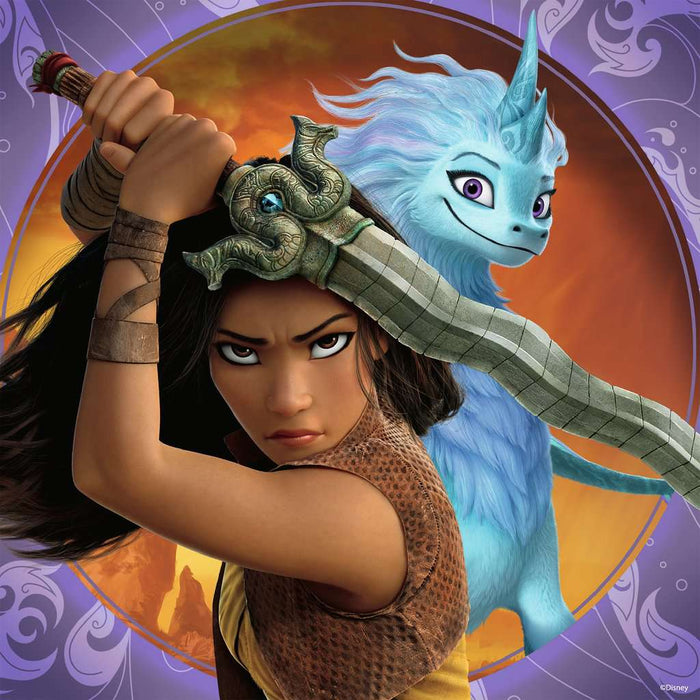 Puzzle: Raya and the Last Dragon (3 x 49pc Puzzles) - for just $15.99! 
